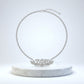 ZPB Winged Bling Pendant Silver Chain Necklace