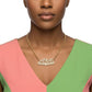 AKA Heart Bling Pendant Gold Chain Necklace