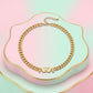 AKA Sorority Gold Chain Greek Letter Necklace