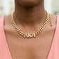 AKA Sorority Gold Chain Greek Letter Necklace