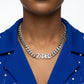 ZPB Sorority Silver Chain Greek Letter Necklace