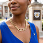 SGRHO Sorority Gold Chain Greek Letter Necklace