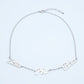 Zeta Phi Beta Silver Script Chain Necklace