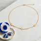 Sigma Gamma Rho Gold Script Chain Necklace