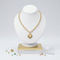 AKA Gold 1908 Legacy Heart Lock Chain Necklace