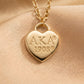 AKA Gold 1908 Legacy Heart Lock Chain Necklace