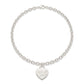 AKA Silver 1908 Legacy Heart Lock Chain Necklace