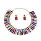 Collar Multicolor Hollywood Glamor Crystal Set