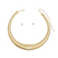 Choker Gold Spring Coil Necklace for Women