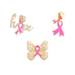 Pin Set Gold Pink Breast Cancer Hope for Women