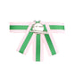 AKA Sorority Pink Green Bow Tie Style Brooch