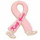 Breast Cancer Gold Keep Going Ribbon Brooch
