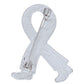 Breast Cancer Silver Keep Going Ribbon Brooch