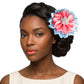 Jack and Jill Blue Pink Flower Pearl Clip and Brooch