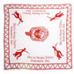 DST Sorority Fortitude White Square Scarf