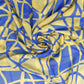 SGRHO Sorority Yellow Blue ColorBlock Swirl Kimono