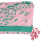 AKA Sorority Pink Green Leopard Structured Kimono