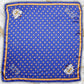 SGRHO Blue Yellow Polka Dot Square Sorority Scarf