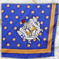 SGRHO Blue Yellow Polka Dot Square Sorority Scarf