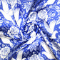 ZPB Blue and White Dove Square Sorority Scarf
