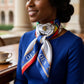 OES White Five Points & Heroines Square Scarf