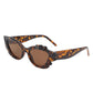 Sunglasses Tortoiseshell Flame Irregular Cat Eye