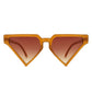 Sunglasses Brown Triangle Pointed for Women