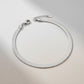 Anklet 8mm Stainless Steel Miami Chain