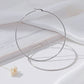 Stainless Steel Classic 90mm Thin Hoop Earrings