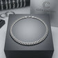 Unisex 20in 6DC 8mm Silver Stainless Steel Chain