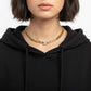 Gold 18K Steel Princess CZ Cuban Chain Necklace