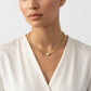 Gold 18K Steel Princess CZ Cuban Chain Necklace