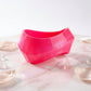 Bangle Retro Pink Shimmer Prism Chunky Bracelet