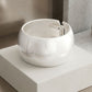 Bangle Matte Silver Metal Wide Hinge Bracelet