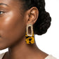 Stud Abstract Leopard Retro Oversized Earrings