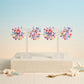 Multicolor Sequins and Beads Cluster Stud Earrings