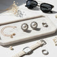 Stud Oversized Domed White Pearl Earrings