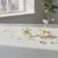 Stud Cream Flower Oversized Wavy Petal Earrings
