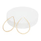 Hoop Etched Gold Teardrop Reinvented Earrings