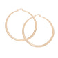 Hoop Classic 3 in Graduated Gold Earrings Women