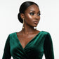 Dangle Gold Linked Mesh Ball Long Drop Earrings