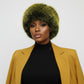 Hat Luxe Faux Fur Yellow Kubanka Winter Cap Women