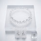 Translucent Clear Bead Rock Candy Necklace Set