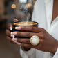 Cocktail Ring Large White Resin Vintage Stretch