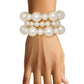 Cream Pearl 3 Pcs Classic Chunky Bracelet Set