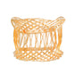 Bracelet Gold Woven Wire Metal Cuff for Women