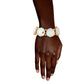 Gold Aurora Borealis Round Bracelet
