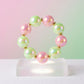 High Gloss Pearlescent Pink Green 24mm Bracelet