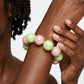 High Gloss Pearlescent Pink Green 24mm Bracelet