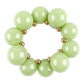 Lime Green Marble Bubble Ball Bead Bracelet